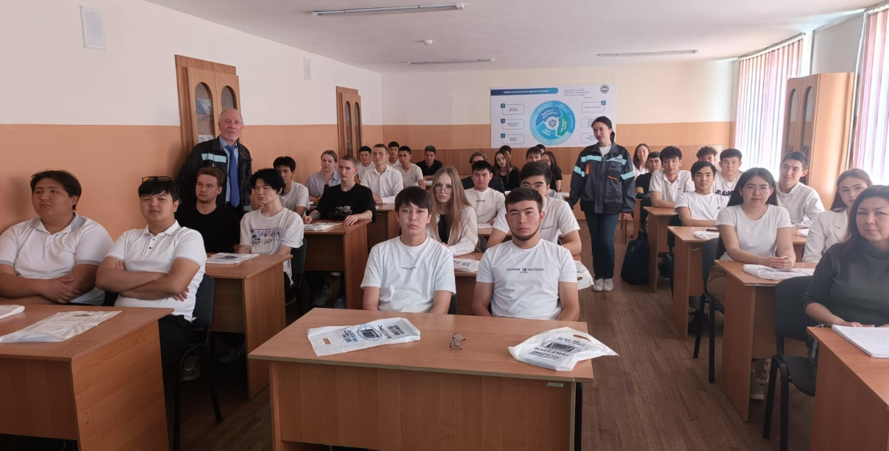 Цикл встреч студентов металлургической специальности с представителями ТОО «Казцинк»